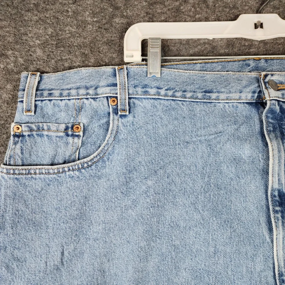 Levi's Jeans Mens 50x34 560 Loose Fit Tapered Leg Light Wash Blue Vintage EUC